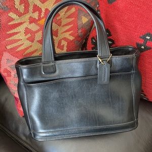 COACH black leather bag ❤️
